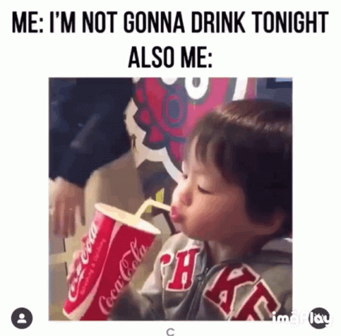 Just One Drink New Year New Me GIF - Just One Drink New Year New Me Drunk GIFs