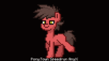 speedrun pony