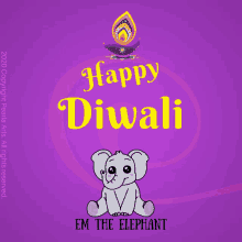 Diwali Deepavali GIF - Diwali Deepavali Em The Elephant GIFs