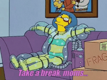 Mothers Day Simpsons GIF - Mothers Day Simpsons Jacuzzi Suit GIFs