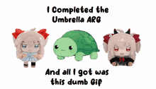 a poster that says " i completed the umbre arg "