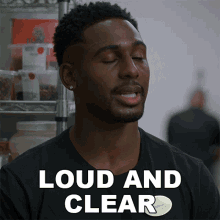 Loud And Clear Jamison Fields GIF - Loud And Clear Jamison Fields The Game GIFs