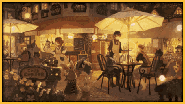 Coffee Anime Cafe GIF - Coffee Anime Cafe Anime - 发现和分享 GIF