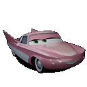 Flo - Chic Cherry Flo Cars Sticker - Flo - Chic Cherry Flo Cars Cars Movie Stickers