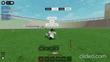 a soccer game is being played on a computer and the score is 1-2