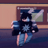 a roblox character with the name wowiesillyzz