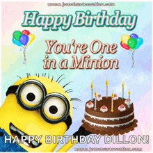 Happy Birthday To You Minion GIF - Happy Birthday To You Happy Birthday Minion GIFs