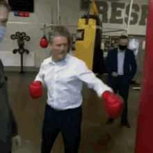 Keir Starmer Boxing GIF - Keir Starmer Boxing Labour Party GIFs