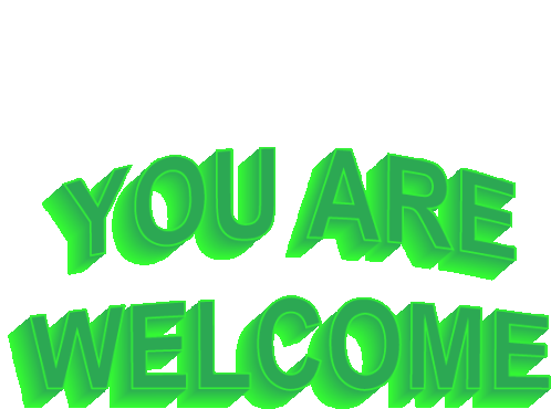 You Are Welcome My Pleasure Sticker - You Are Welcome My Pleasure No Problem Stickers