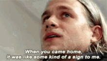 Charlie Hunnam A Sign GIF - Charlie Hunnam A Sign Sons Of Anarchy GIFs