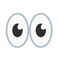 Eyes Noto Color Emoji Sticker - Eyes Noto Color Emoji Animated Stickers