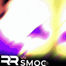 a colorful background with the words rr smog written on it