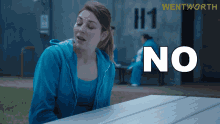 No Allie Novak GIF - No Allie Novak Wentworth GIFs
