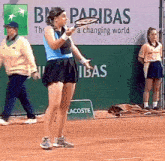 Jelena Ostapenko Tennis GIF - Jelena Ostapenko Tennis Annoyed GIFs