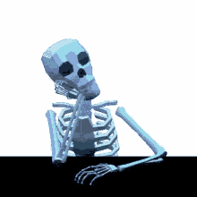 Bones Skeleton GIF - Bones Skeleton Waiting GIFs