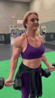 Gym Female Muscle GIF