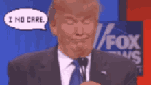 Funny Trump GIF - Funny Trump I No Care GIFs
