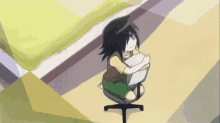 tomoko spin spinning chair happy