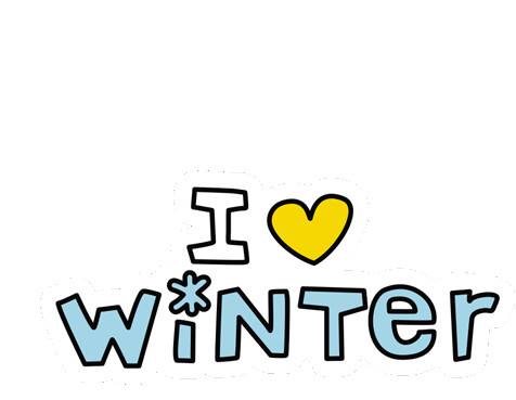 I Love Winter Winter Sticker - I Love Winter Winter Winter Is Coming Stickers