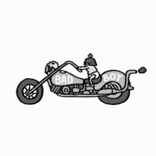 Baby Harley Davidson Biker GIF