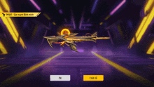 a screenshot of a video game with a m4a1 rifle in the background