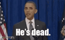 Cff GIF - Obama Hes Dead Door Kick GIFs