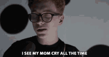 I See My Mom Cry All The Time Alec Wigdahl GIF - I See My Mom Cry All The Time Alec Wigdahl Shes Crying All The Time GIFs