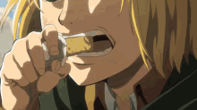 Jarrehh Sophie Eating Strength Armin Mikasa GIF - Jarrehh Sophie Eating Strength Armin Mikasa GIFs