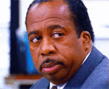 Stanley Negative Reaction GIF - The Office Stanley Hudson No GIFs