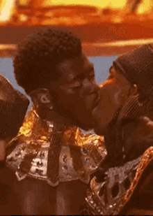 Lil Nas X Black Man Kissing GIF - Lil Nas X Black Man Kissing GIFs