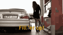 fill her up gasoline station refill
