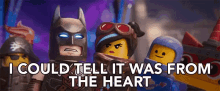 i could tell it was from the heart willing pliant the lego movie2 the second part