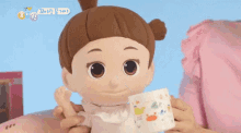 Drink Tv Kindergarten GIF - Drink Tv Kindergarten Cup GIFs