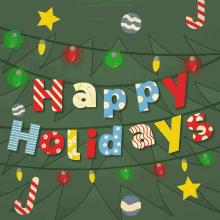 Happy Holidays Christmas Tree GIF - Happy Holidays Holidays Christmas Tree GIFs