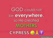 a cypress happy mother 's day card with a heart and bow