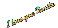 Ren Rez Sticker - Ren Rez I Love You Stickers