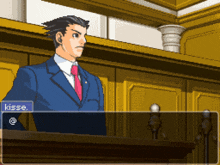 Ace Attorney Kisse GIF - Ace Attorney Kisse Mods GIFs