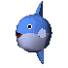 fish blue