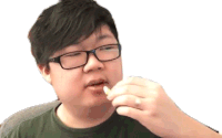 Eating Sung Won Cho Sticker