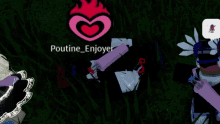a screenshot of a video game with the name poutine enjoyer on the bottom