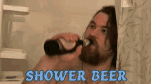 Shower Beer! GIF - Showerbeer Chug GIFs