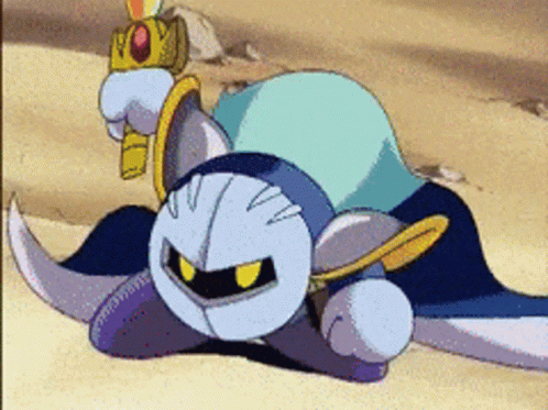 Meta Knight Kirby GIF - Meta Knight Kirby Bonk - Discover & Share GIFs
