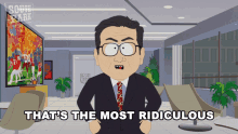 Thats The Most Ridiculous Nothing Answer Ive Ever Heard Dan Snyder GIF - Thats The Most Ridiculous Nothing Answer Ive Ever Heard Dan Snyder South Park GIFs