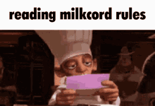 Milkcord Reading Milkcord Rules GIF - Milkcord Reading Milkcord Rules GIFs