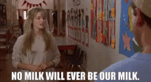 Billy Madison Milk Rejected GIF - Billy Madison Milk Rejected Kiss GIFs