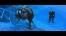 Sven And The Stairs GIF