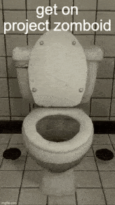 Project Zomboid Skibidi Toilet GIF