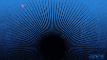 a blue background with renpho on the bottom