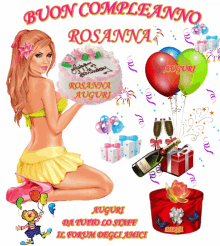 rosanna buon compleanno happy birthday auguri best wishes
