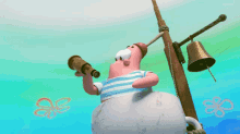Swallow The Telescope Patrick Star GIF - Swallow The Telescope Patrick Star Kamp Koral Spongebobs Under Years GIFs